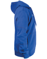 Hoodie-Sweatshirt V-WORK (blau) - Seite