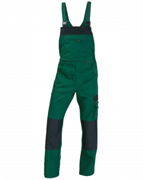 WORK-Latzhose 6815 (Schwarz,Grün)