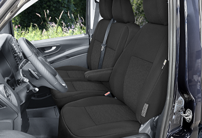 Passgenaue Bezüge für die erste Sitzreihe 1+2  TAILOR MADE