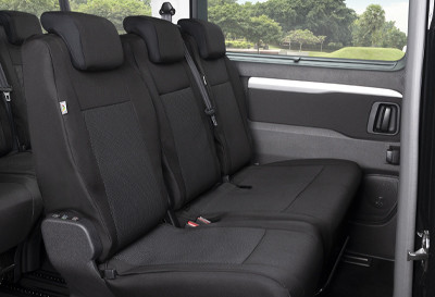 Passgenaue Bezüge für die zweite oder dritte Sitzreihe DV3 TAILOR MADE