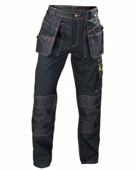 Expert-Arbeitshose mit Holstertaschen (Schwarz)