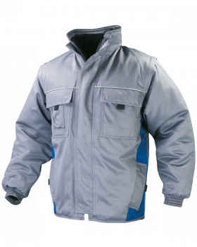 4in1 Winterjacke BASTO 1666/182 (Grau,Blau)