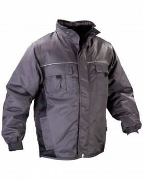 4in1 Winterjacke BASTO 1666/185 (Schwarz,Grau)