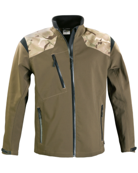 Softshell Jacke Green Camo