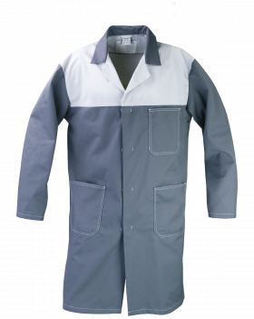 Berufsmantel PROFI 4300 (Weiß,Grau)