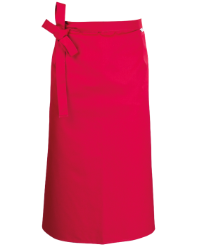 Lange „90”-Bistroschürze 4257 (Dunkelrot)