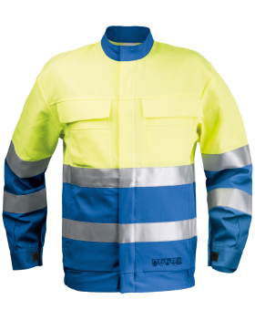 Arbeitsjacke Multinorm High-Vis 3799 (Blau,Hi-Vis Gelb )