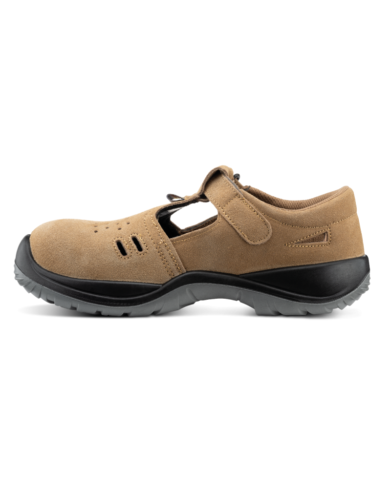 Sandały Komfort S1P SRC (Brązowy)