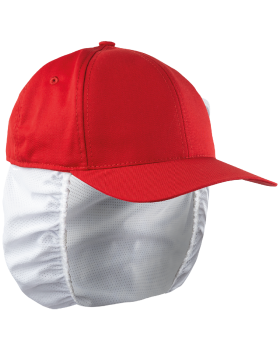 Baseballkappe mit Haarnetz 0133 ( Rot)