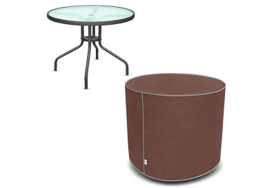 Abdeckung für einen Gartentisch M round